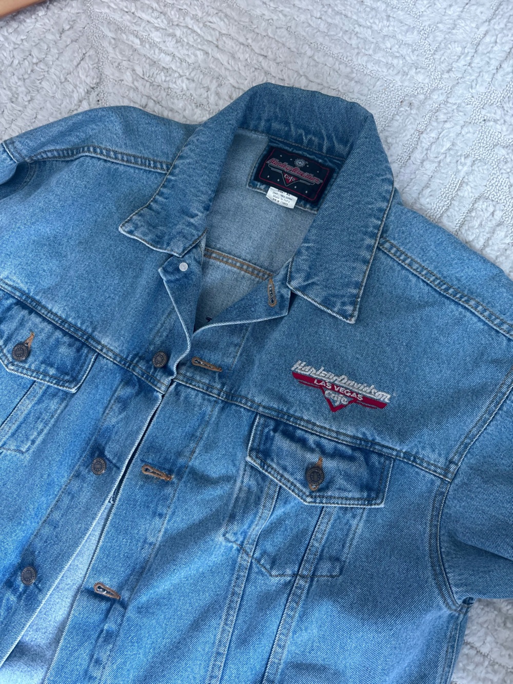 Harley Davidson vintage Denim Jacket - Picture 4 of 8